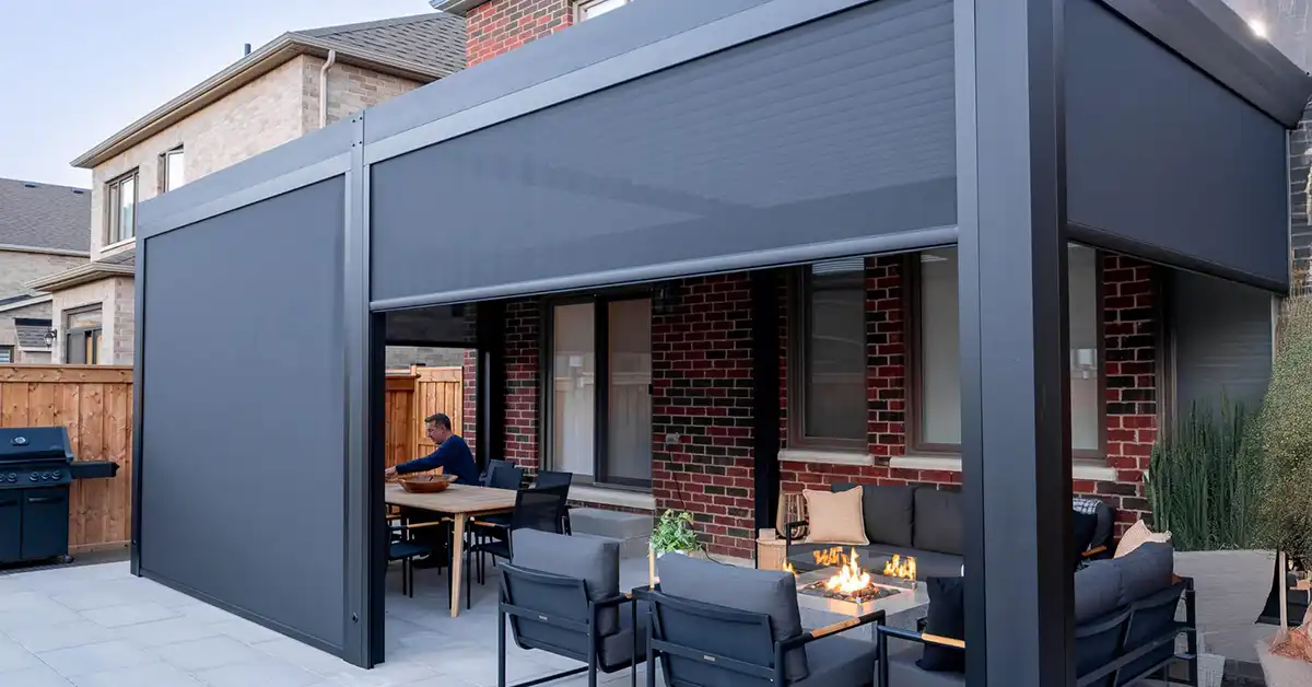 Dış Mekan Zip Perde Teknik Unsurları